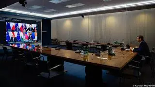 Wideokonferencja premierów państw Grupy Wyszehradzkiej