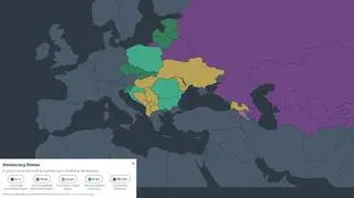 Democracy level in Central and Eastern Europe