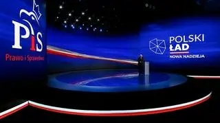 PiS and "Polish Deal" logos