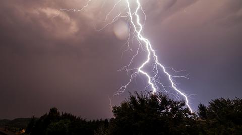 Usually heavy storms hit Poland in the summer