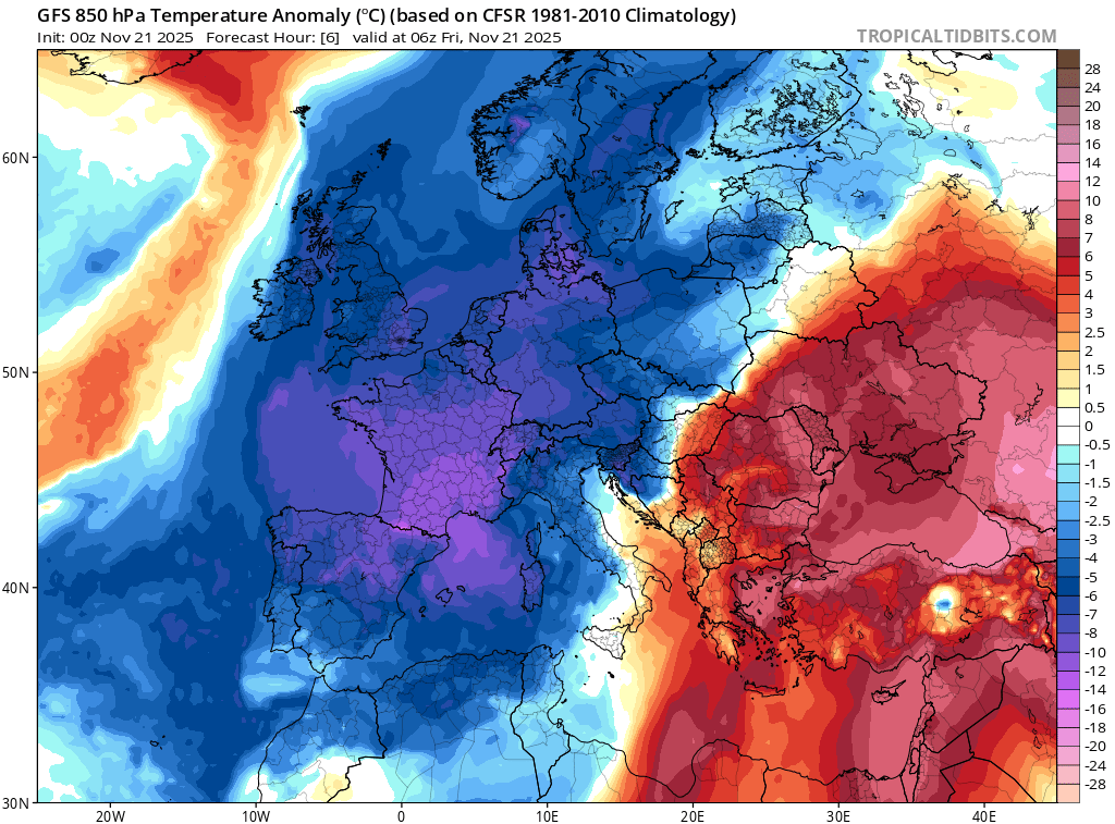 Rano nad południowo-wschodnią Polską ścierały się zimne i ciepłe masy powietrza