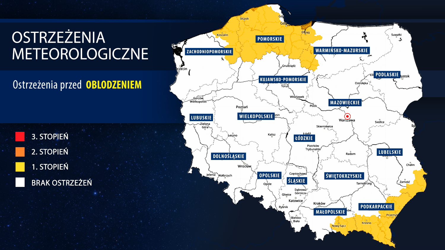 Ostrzeżenia meteorologiczne IMGW