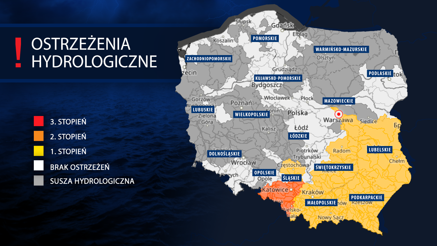 Alerty hydrologiczne IMGW