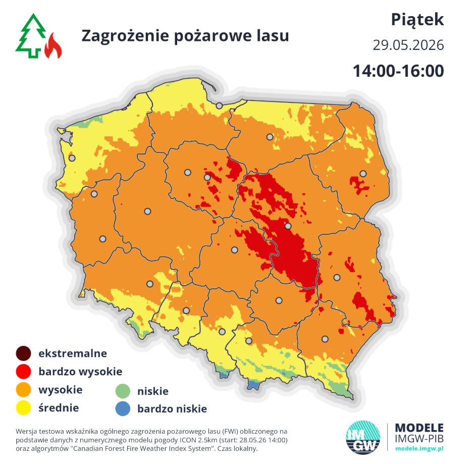 Aktualnie czytasz: Pożar lasu pod Warszawą. Czy pogoda pomoże w walce z żywiołem?