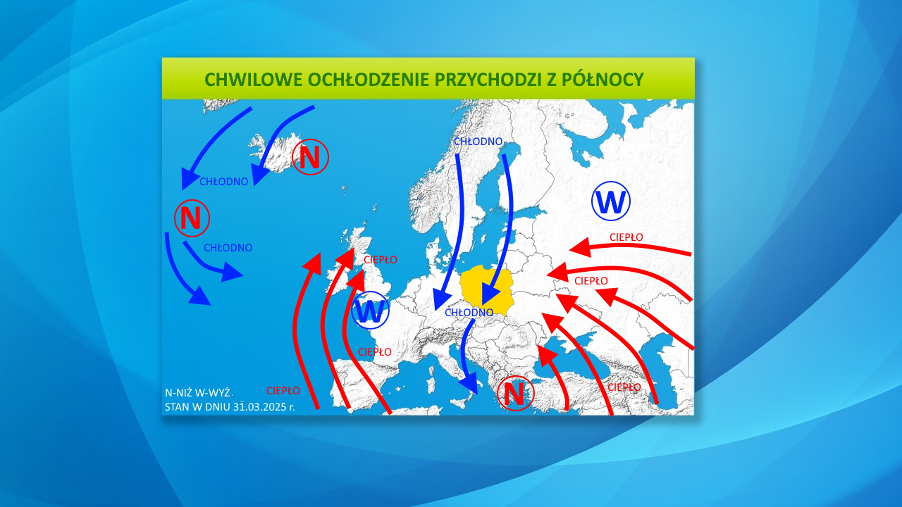 Sytuacja pogodowa w Europie