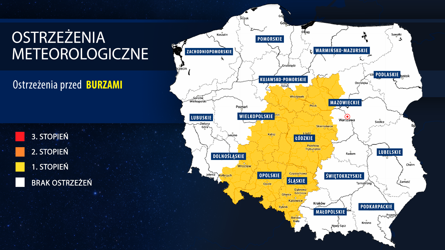 Ostrzeżenia IMGW 
