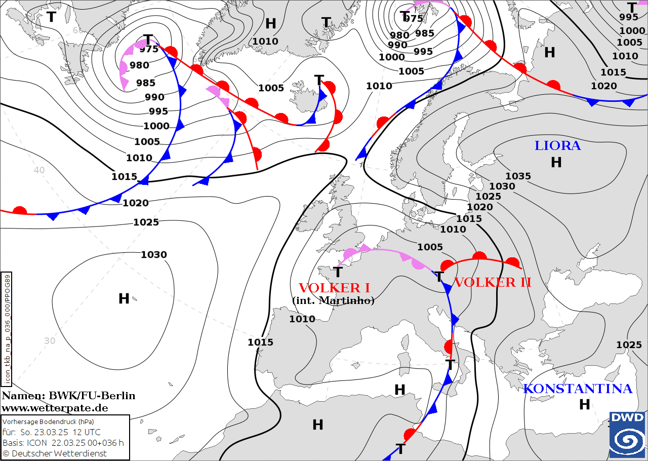 Prognoza sytuacji barycznej na niedzielę