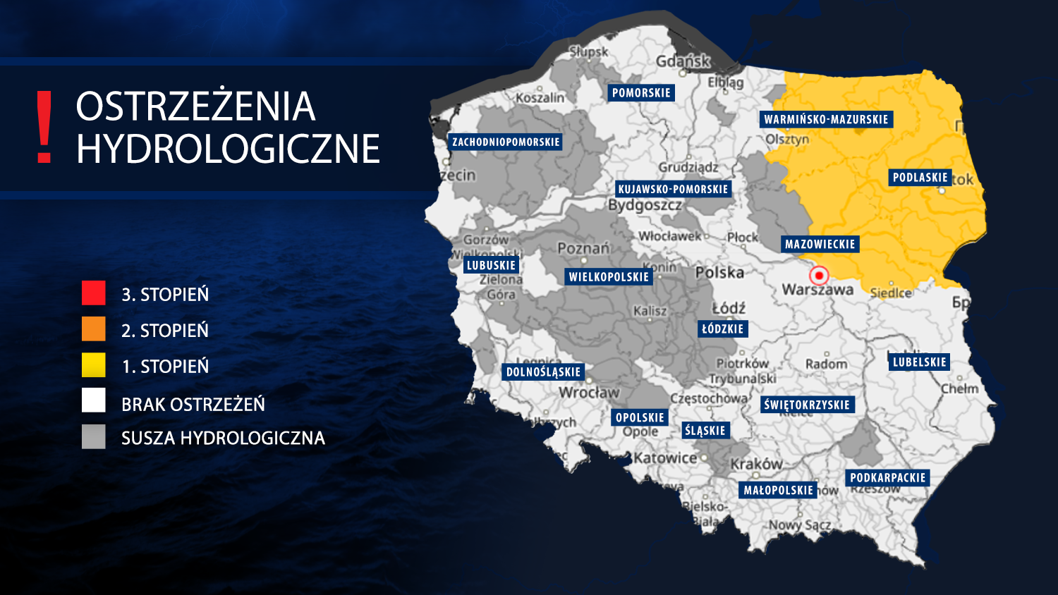 Ostrzeżenia hydrologiczne IMGW