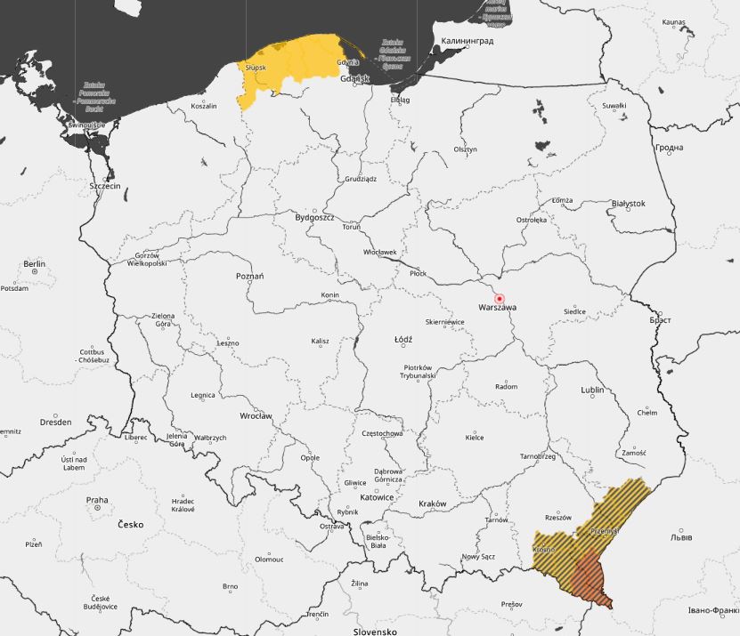 Ostrzeżenia meteorologiczne IMGW