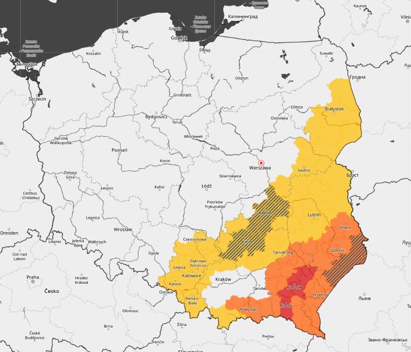 Ostrzeżenia meteorologiczne IMGW