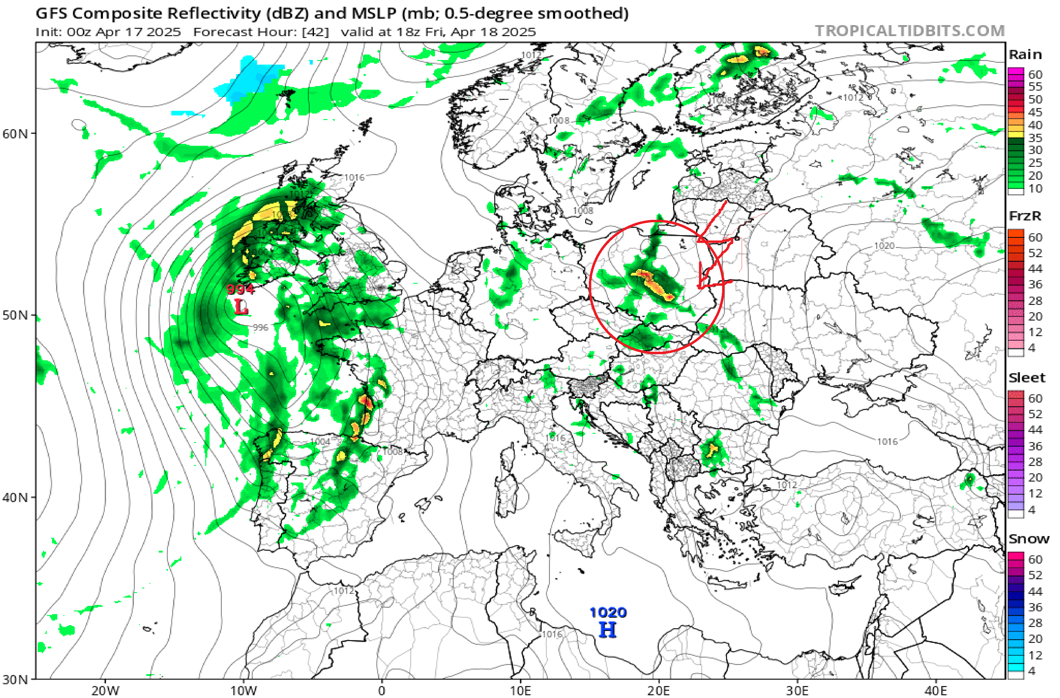Prognoza na piątek wieczór - burze z gradem w Polsce