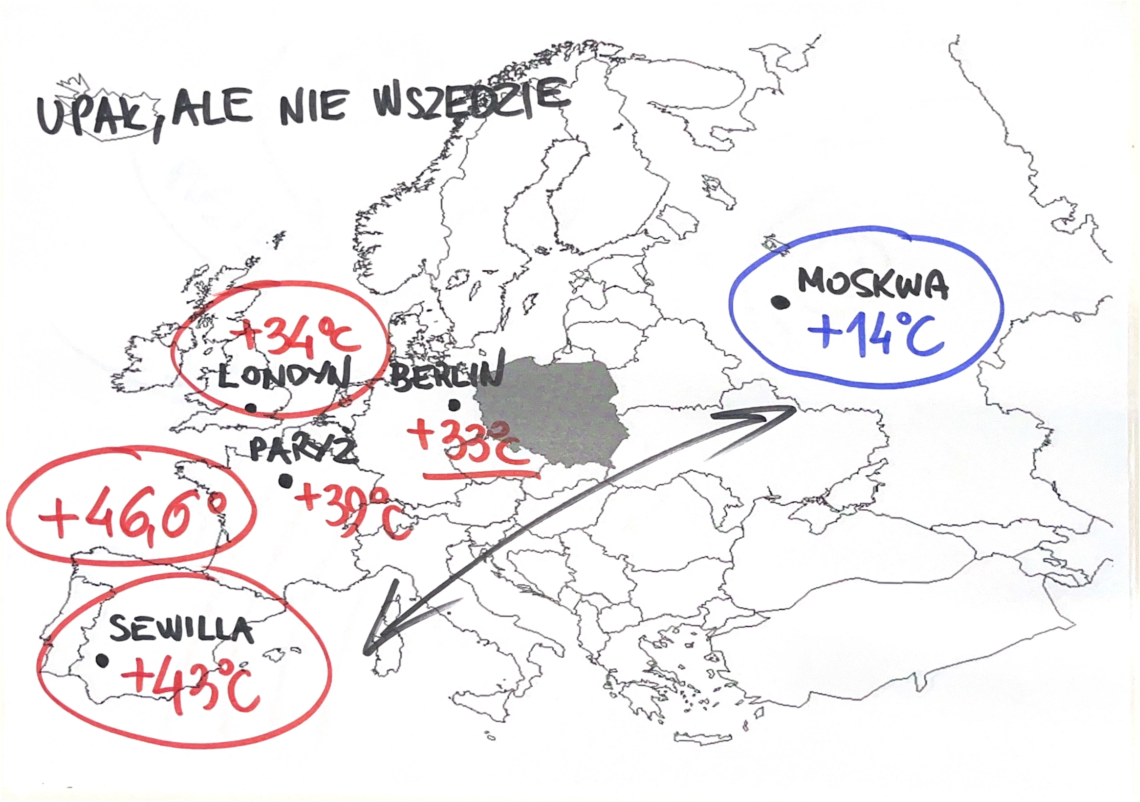 Upał w Europie
