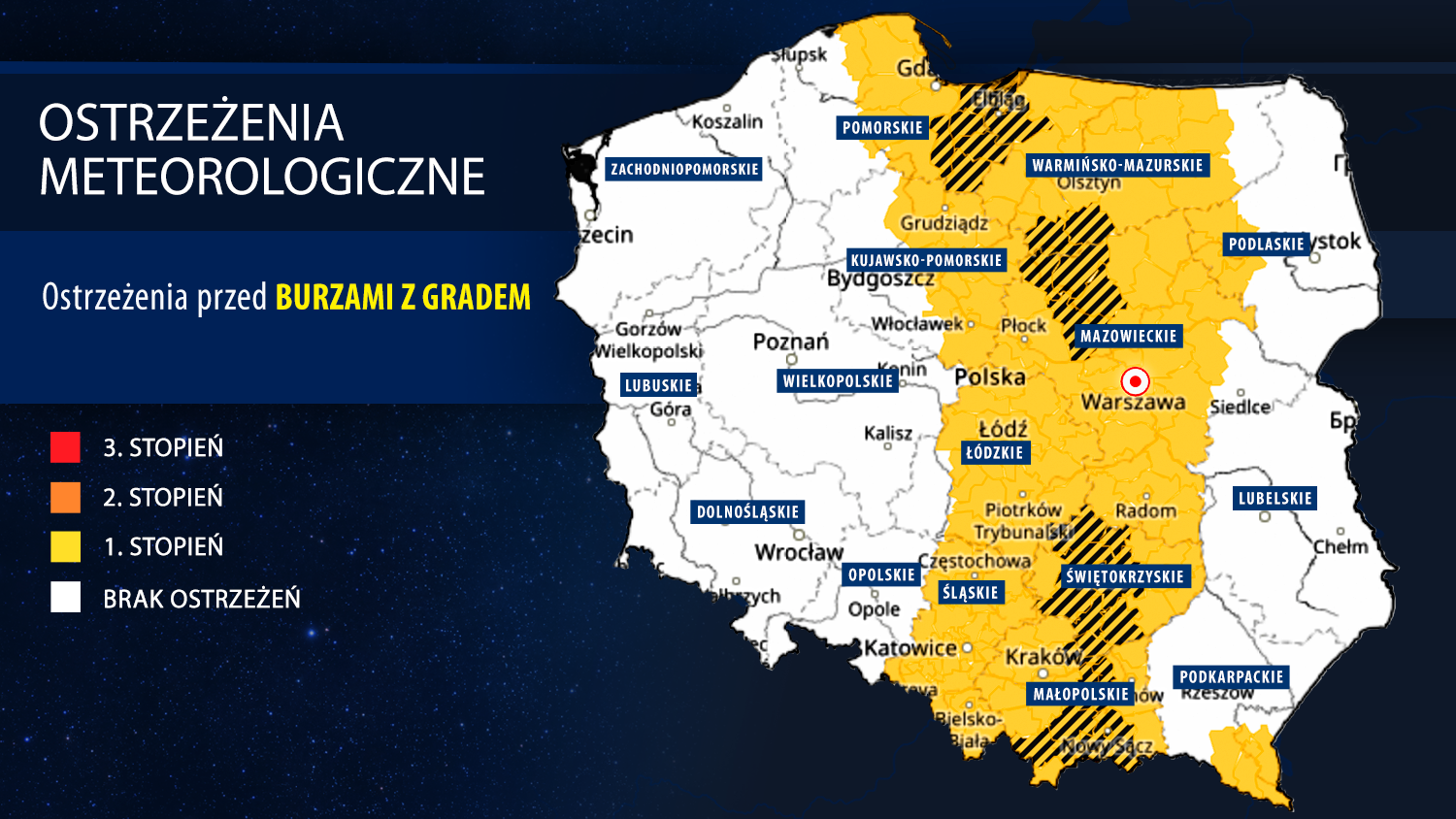 Ostrzeżenia meteorologiczne IMGW