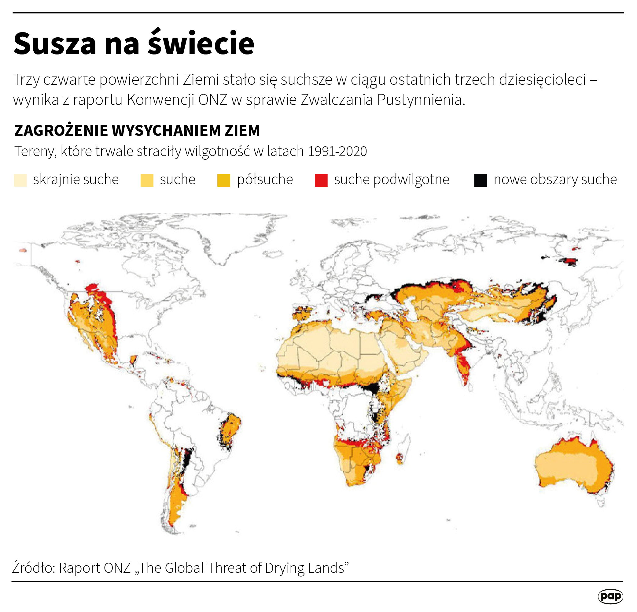 Susza na świecie