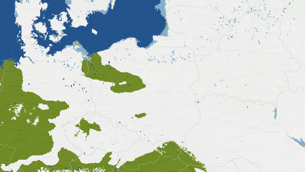 Pokrywa śnieżna nad Europą w piątek 20.02
