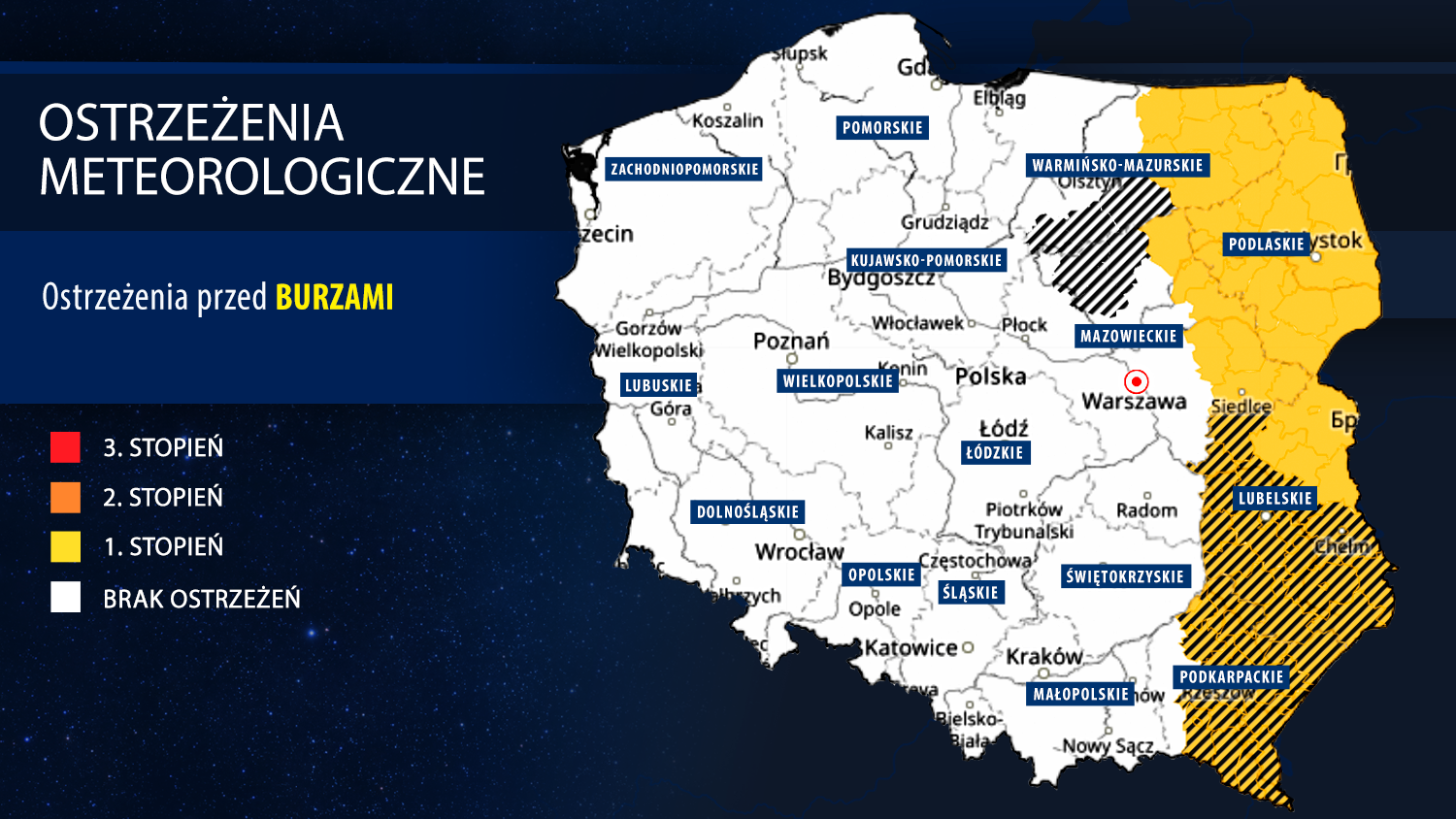 Ostrzeżenia meteorologiczne IMGW