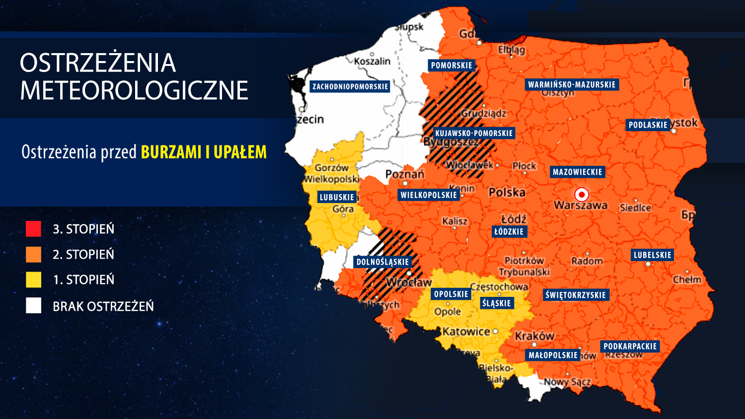 Ostrzeżenia IMGW 
