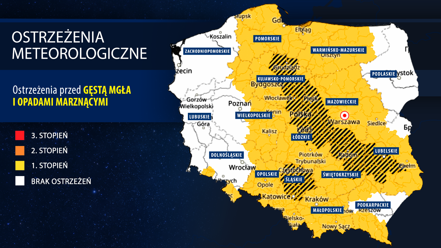 Ostrzeżenia meteorologiczne IMGW