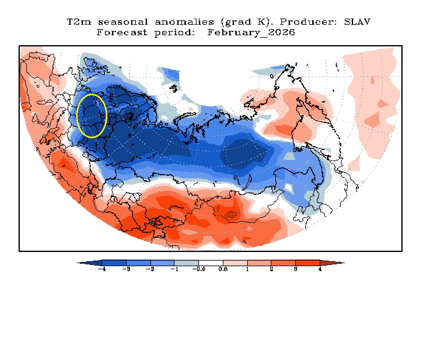 Mrożąca prognoza rosyjska na luty