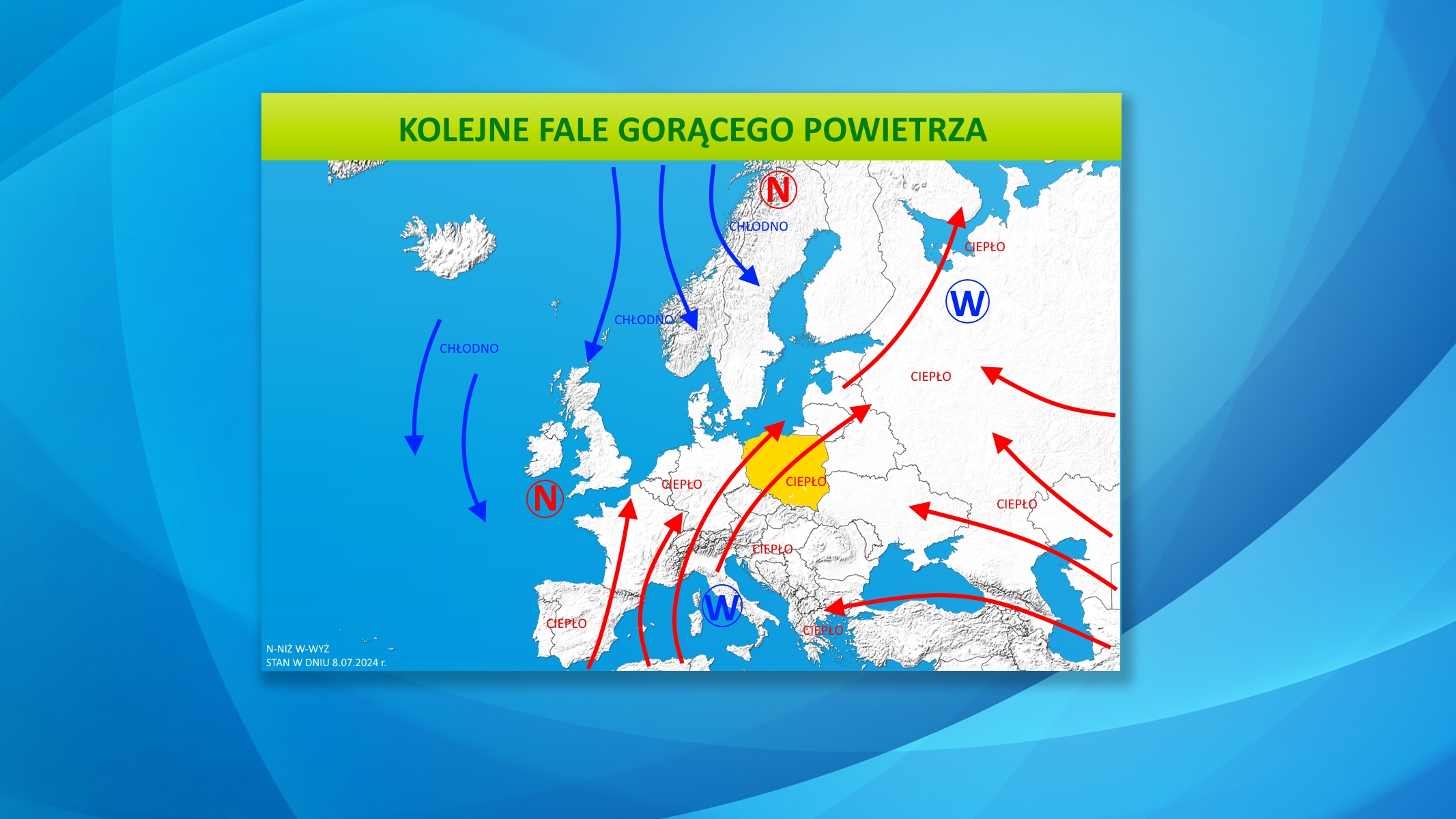 Kolejne fale gorącego powietrza