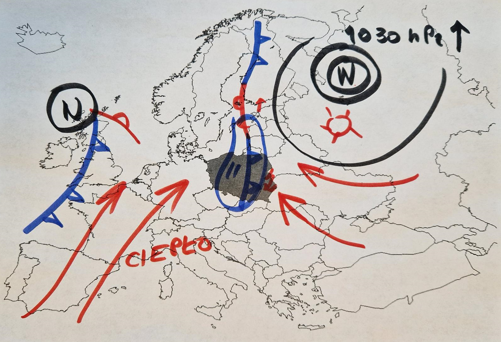 Sytuacja baryczna w Europie