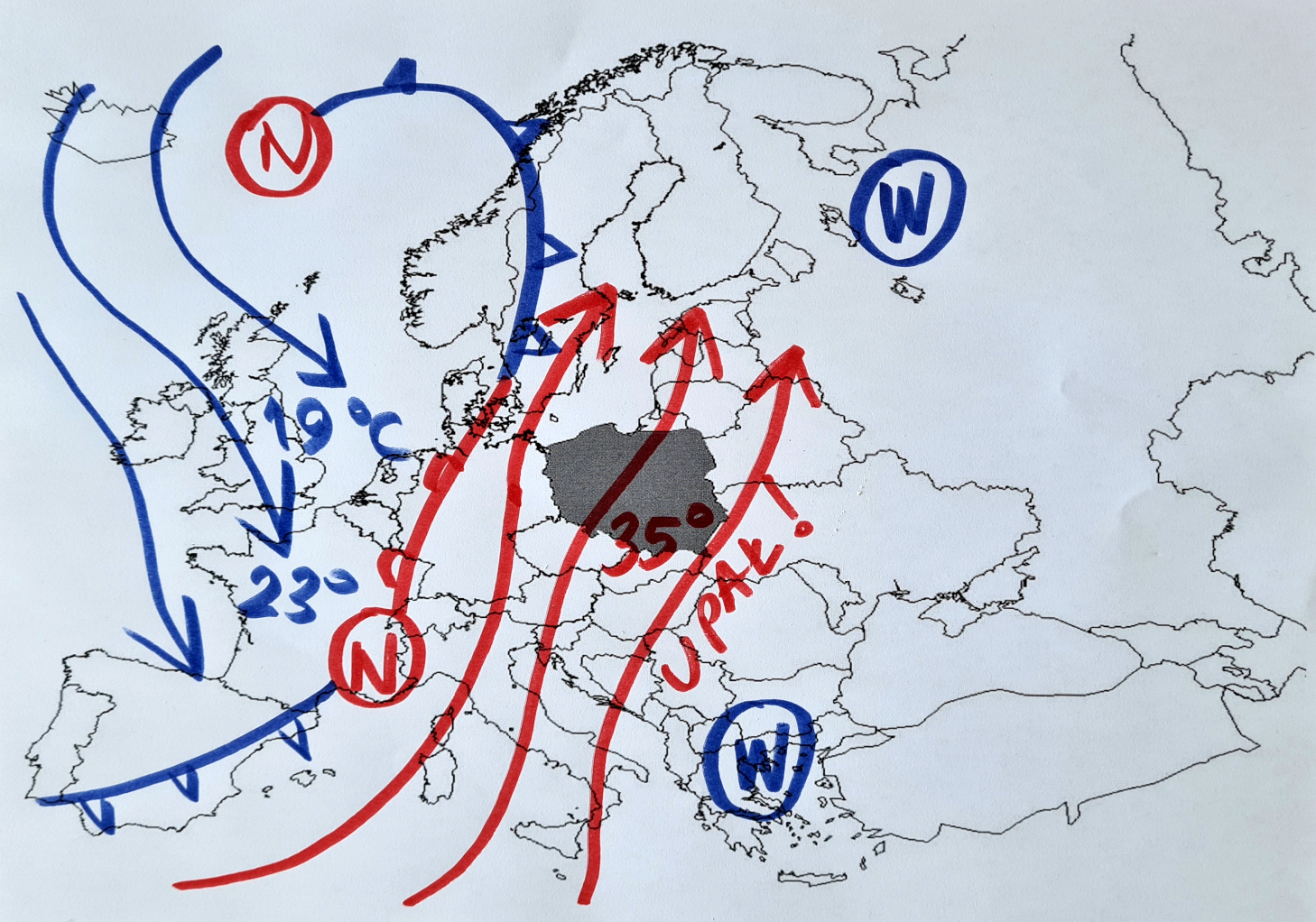 Sytuacja baryczna w Europie