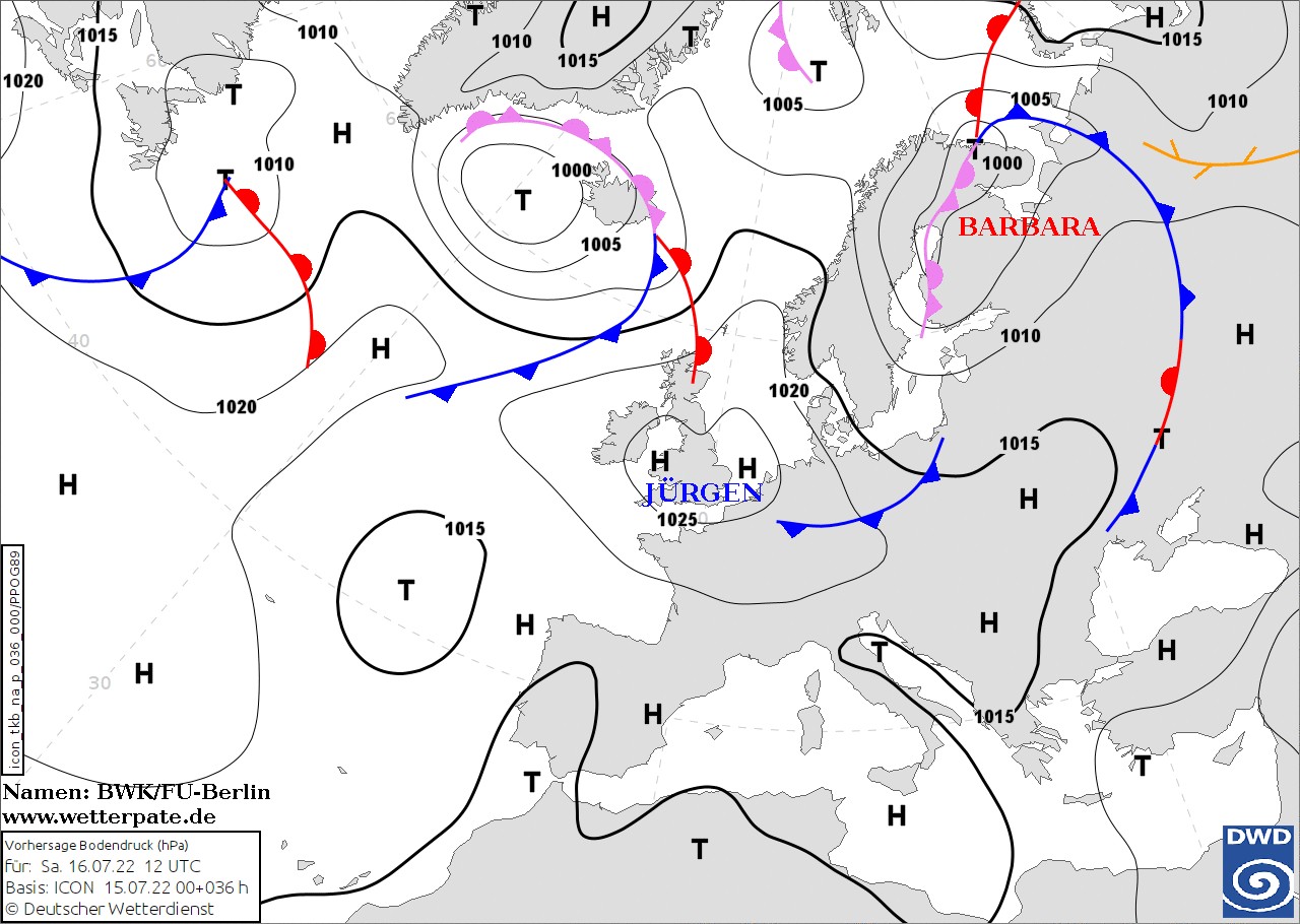 Chłodny front atmosferyczny nad Polską