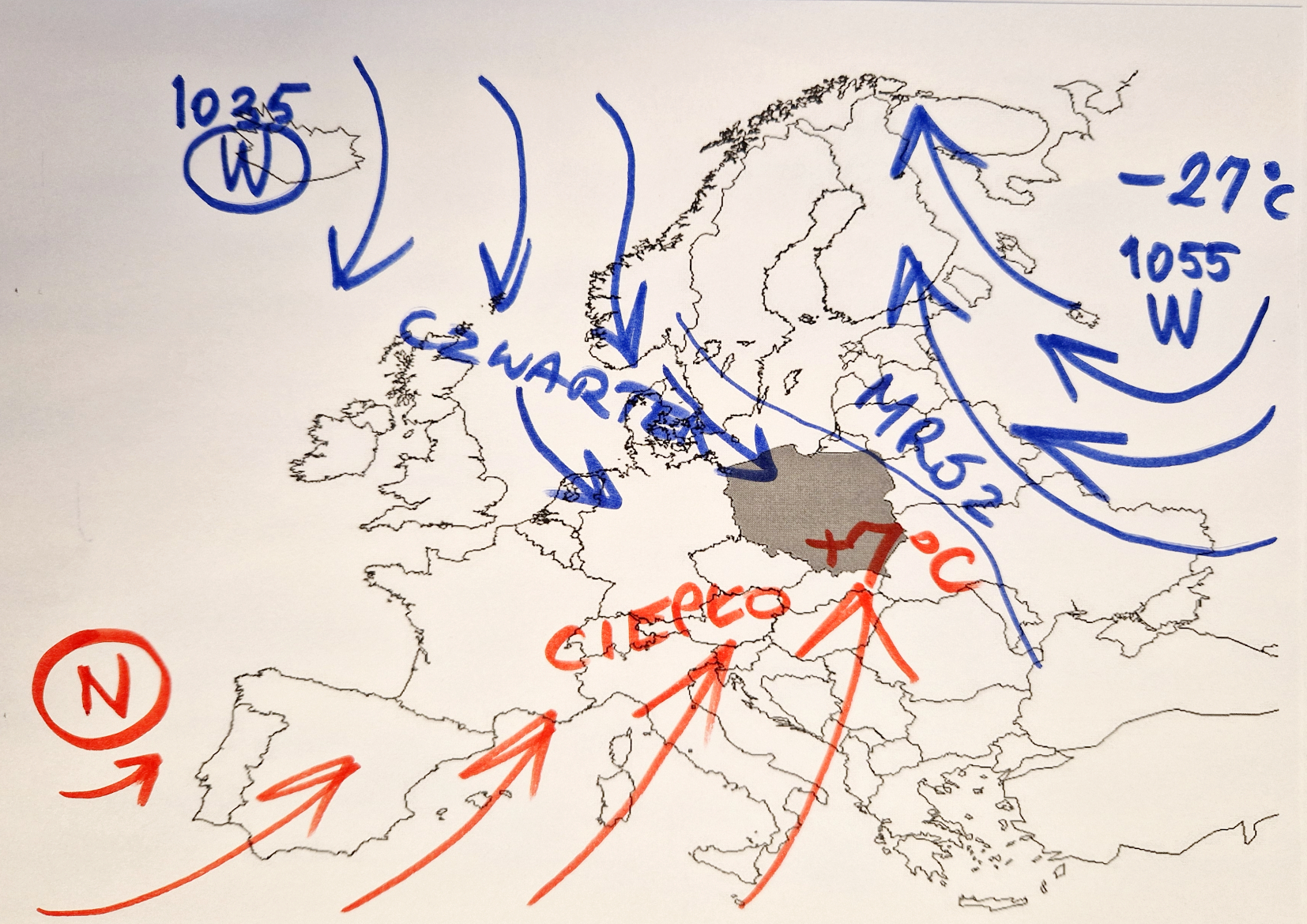 Sytuacja baryczna w Europie