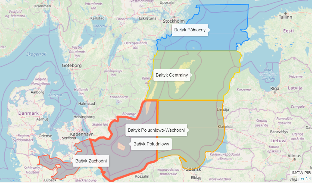Ostrzeżenia przed sztormem na Bałtyku