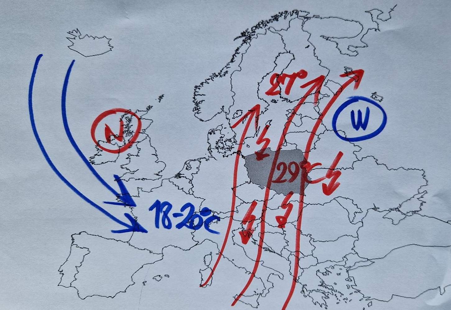 Sytuacja baryczna w Europie