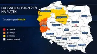 Prognoza zagrożeń meteorologicznych na piątek