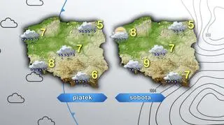 Prognoza pogody na piątek i sobotę