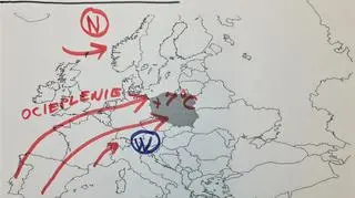 Sytuacja pogodowa nad Europą