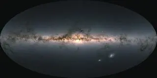 Mapa gwiazd Galaktyki wykonana przez misję kosmiczną Gaia zawiera prawie 2 miliardy obiektów