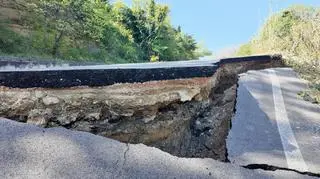 Kolejne osuwisko. Ewakuacja, stan wyjątkowy