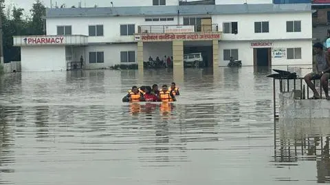 Akcja ratunkowa w Nepalu