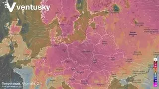 Anomalia temperatury na 7 września na godz. 11