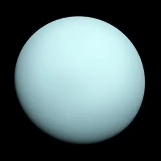 Uran. Zdjęcie wykonane przez sondę Voyager 2