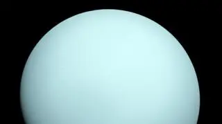 Uran. Zdjęcie wykonane przez sondę Voyager 2