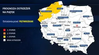 Prognoza zagrożeń IMGW na piątek