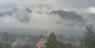 Pogoda w Tatrach. Kościelisko - widok na Czerwone Wierchy