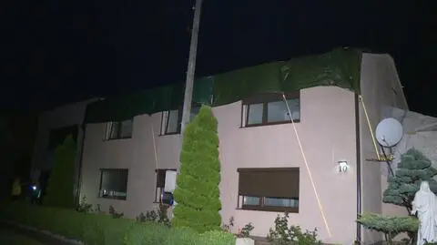 Zerwany dach, zalane ulice. Skutki poniedziałkowych burz