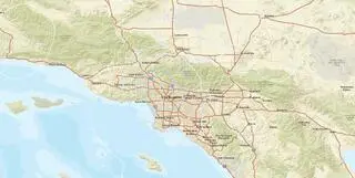 Epicentrum trzęsienia ziemi w Los Angeles