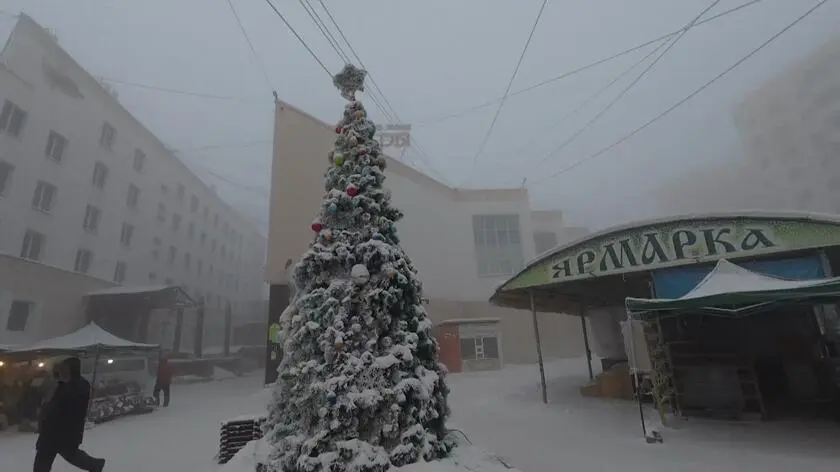 -45 stopni na termometrach. "Pogoda jest znakomita!"