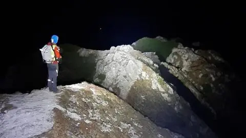 Nocna akcja poszukiwawcza w Tatrach Zachodnich