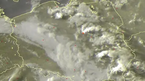 Nadal istnieje ryzyko gradu. Sprawdź, gdzie jest burza