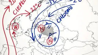 Sytuacja pogodowa nad Europą