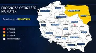 Prognoza zagrożeń na piątek