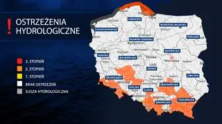 Ostrzeżenia hydrologiczne IMGW