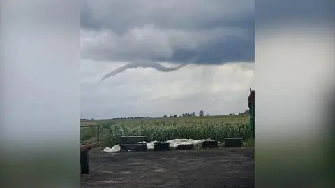 Lej kondensacyjny na Mazowszu. Widać go na nagraniu
